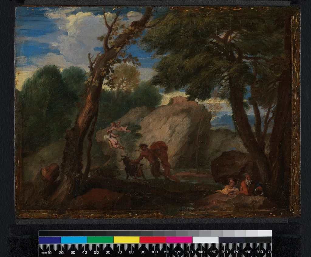 Paesaggio con figure mitologiche - Fitzwilliam Museum, University of Cambridge
